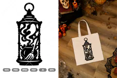 Halloween Lantern SVG & Clipart Product Image 1