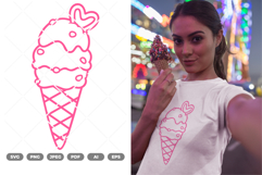 Ice Cream SVG &amp; Clipart Product Image 1