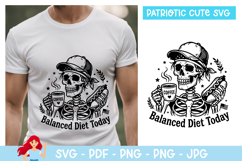 Balanced diet today SVG ,Patriotic SVG, Independence day Product Image 1