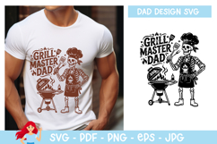 Grill master dad SVG, Dad SVG Product Image 1
