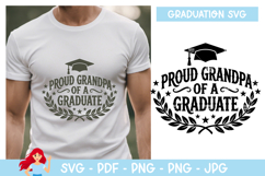 Proud grandpa of a graduate SVG, Graduation inspired SVG Product Image 1