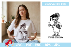Studied somehow SVG, Graduation inspired svg Product Image 1