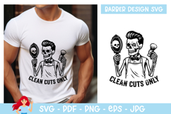 16 Barber Bundle SVG, Barber inspired SVG, Skeleton Product Image 5