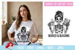 12 Makeup artist SVG, Makeup artist inspired SVG set Product Image 5