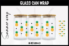 Summer Pineapple Glass Wrap Svg,16oz Libbey Wrap Product Image 1