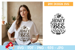 Honey bee SVG, Bee SVG Product Image 1