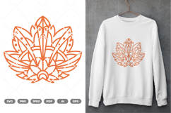 Mandala Maple Leaves SVG &amp; Clipart Product Image 1