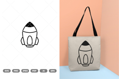 Rocket Doodle SVG &amp; Clipart Product Image 1
