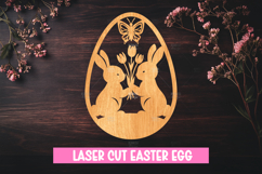 15 Easter Egg Laser Cut File | SVG Templates Product Image 12