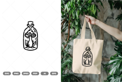 Terrarium Plant SVG &amp; Clipart Product Image 1