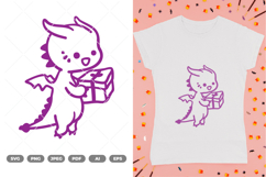Cute Dragon SVG &amp; Clipart Product Image 1