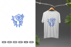 Flower Spider SVG &amp; Clipart Product Image 1