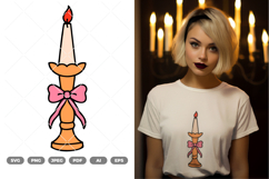 Candles Colored SVG &amp; Clipart Product Image 1
