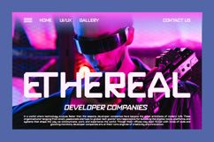 Ersiqust - Futuristic Monospace Font Product Image 5