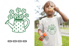 Watering Can Doodle SVG &amp; Clipart Product Image 1