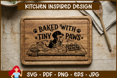 Funny Farmhouse Baking Cutting Board Design Product Image 1