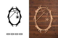 Halloween Frame SVG & Clipart - Cut Files Product Image 1
