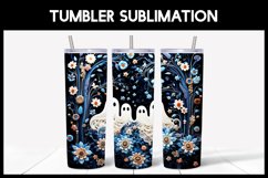 6 Halloween Tumbler Wrap Ghosts I Halloween Tumbler Product Image 5