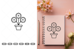 Flowers SVG &amp; Clipart Product Image 1