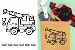 Mobile Crane SVG &amp; Clipart Product Image 1