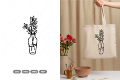 Blooming Flowers SVG &amp; Clipart Product Image 1