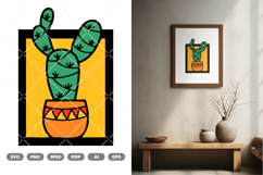 Cactus Colored SVG &amp; Clipart Product Image 1