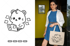 Working Hamster SVG &amp; Clipart Product Image 1