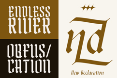 Skullines - Blacklettter Display Font Product Image 3