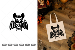 Skeleton Bat SVG &amp; Clipart Product Image 1