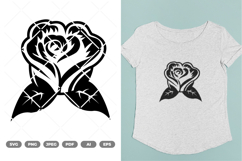 Rose SVG &amp; Clipart Product Image 1