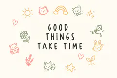 Lovely Days Playful Hand-Drawn Font Product Image 5