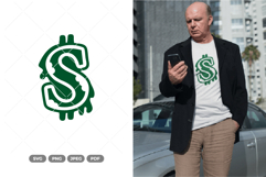 Melting Dollars SVG &amp; Clipart Product Image 1