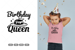 Birthday Queen SVG Clipart Product Image 1