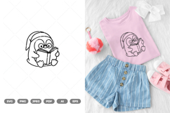 Kawaii Penguin SVG &amp; Clipart Product Image 1