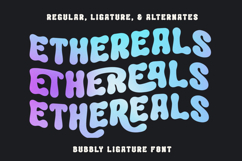 Lakotha - Bubble Ligature Font Product Image 2