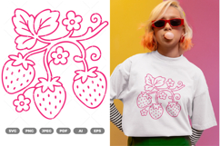 Strawberry SVG &amp; Clipart Product Image 1