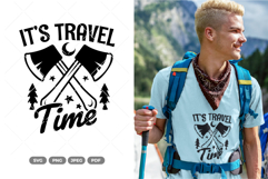 Its Travel Time SVG &amp; Clipart Product Image 1