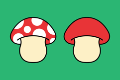 Happy Red Cap Mushroom Clip Art Set Product Image 4