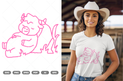 Baby Yak SVG &amp; Clipart Product Image 1