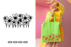 Flower Bouquet SVG &amp; Clipart Product Image 1
