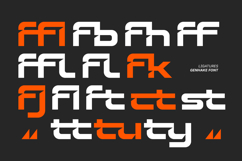 Genhake - Modern Futuristic Scifi Game Font Product Image 4