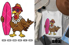 Cool Turkey COlored SVG & Clipart Product Image 3