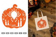 Halloween Pumpkin Cut File SVG &amp; Clipart Product Image 1