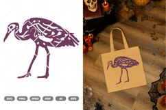 Stork Skeleton SVG &amp; Clipart Product Image 1