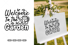 Welcome To The Garden SVG &amp; Clipart Product Image 1