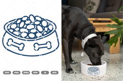 Pet Bowl SVG &amp; CLipart Product Image 1