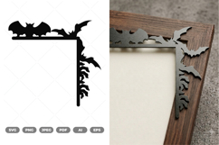 Halloween Door Corner SVG &amp; Clipart Product Image 1