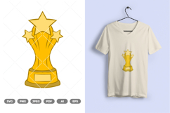Thropy Colored SVG &amp; Clipart Product Image 1