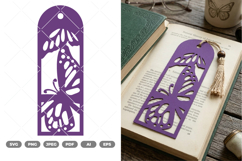 Butterfly Bookmark SVG &amp; Clipart Product Image 1