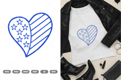 American Heart SVG &amp; Clipart Product Image 1